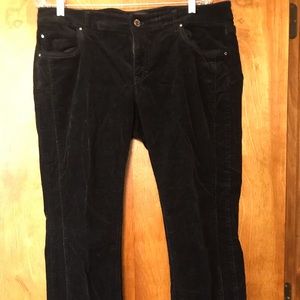 WHBM Black Corduroy Pants